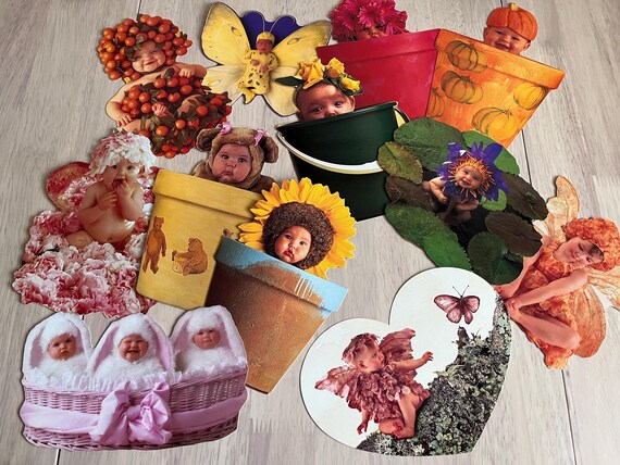 Anne Geddes Shaped Postcard Collection.