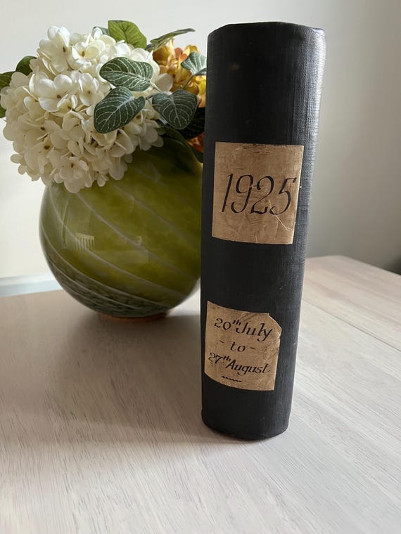 Vintage 100 Years Old Collection Of 800 Solicitors Letters In Ledger 1925 Rare.