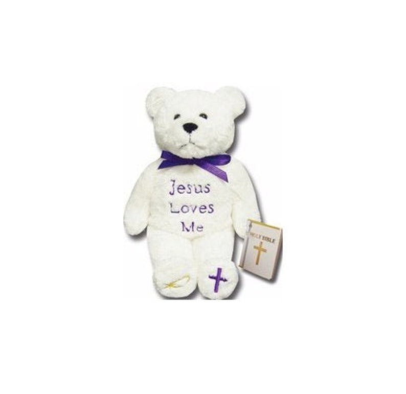 jesus loves me stuffed animal