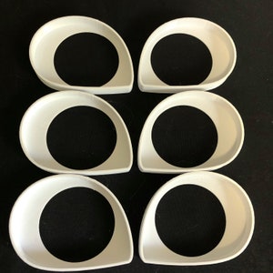 White 3D Printed Fursuit Eyes, ready to install fursuit eyes, fursuit eyeblanks