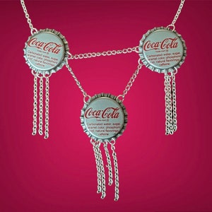 Bottle Cap Necklace Confessions of a Teenage Drama Queen Etsy