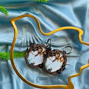 Wood Earrings: Silver hoop earrings, halloween jewelry