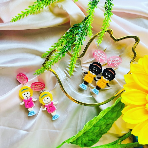 Polly Pocket Earrings Pair Polly pocket nostalgia earrings