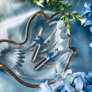 Legend of zelda master sword breath of the wild sword earrings
