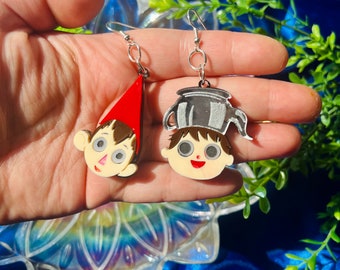 Mismatched over the garden wall, Wirt and greg earrings fall earrings over the garden wall jewelry