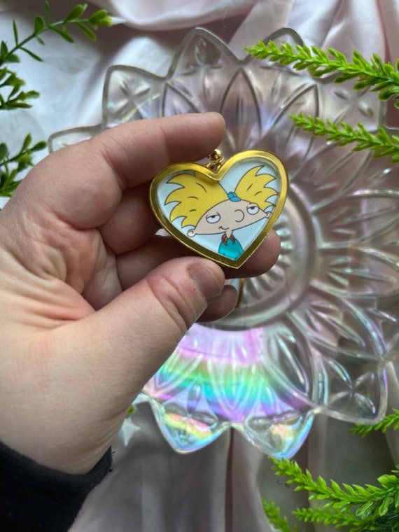 Hey Arnold Jewelry: Helga's Locket Nickelodeon Earrings - Etsy