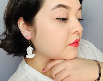 3d printed jewelry: Venus de Milo and David