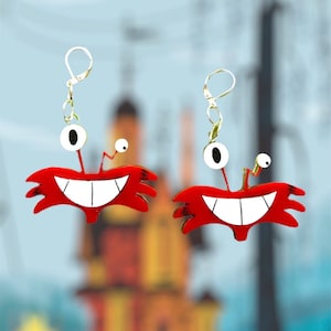 Favorise la maison pour des amis imaginaires, Boucles d'oreilles fanées, Dessin animé