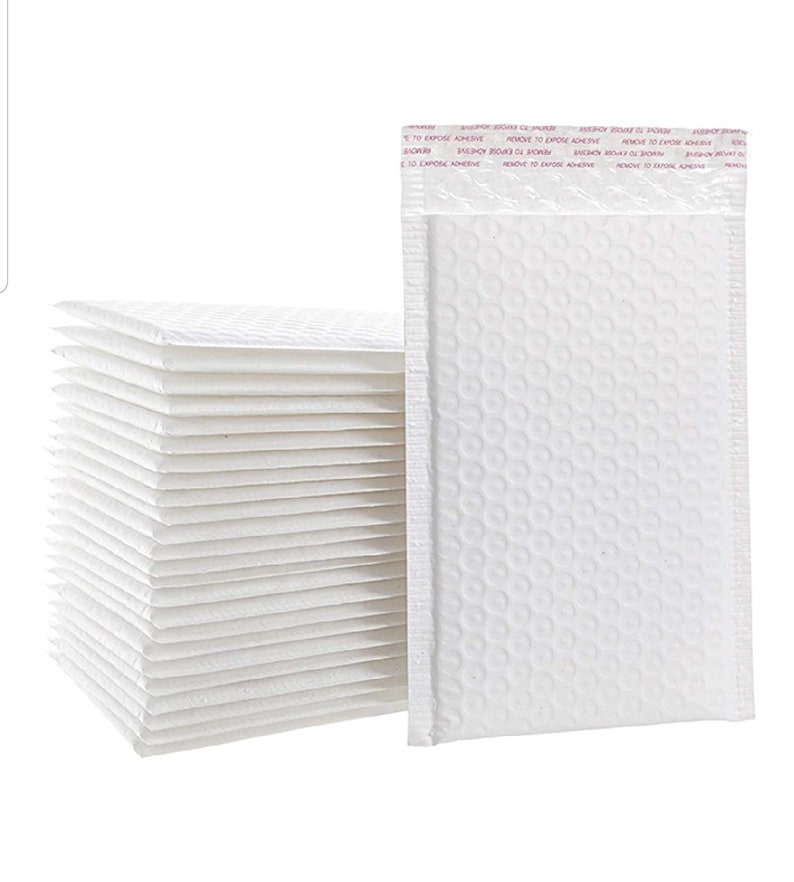 White Poly Bubble Mailers Padded Envelopes Bubble Lined Poly Mai