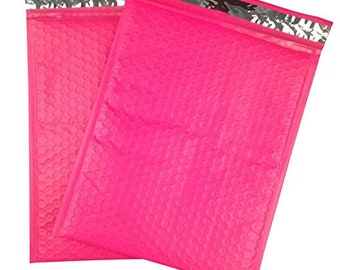 Pink Poly Bubble Mailers 8.5x12 inch Padded Envelopes Mailing Shipping Bags #2 8.5"x12" Self Sealing Waterproof