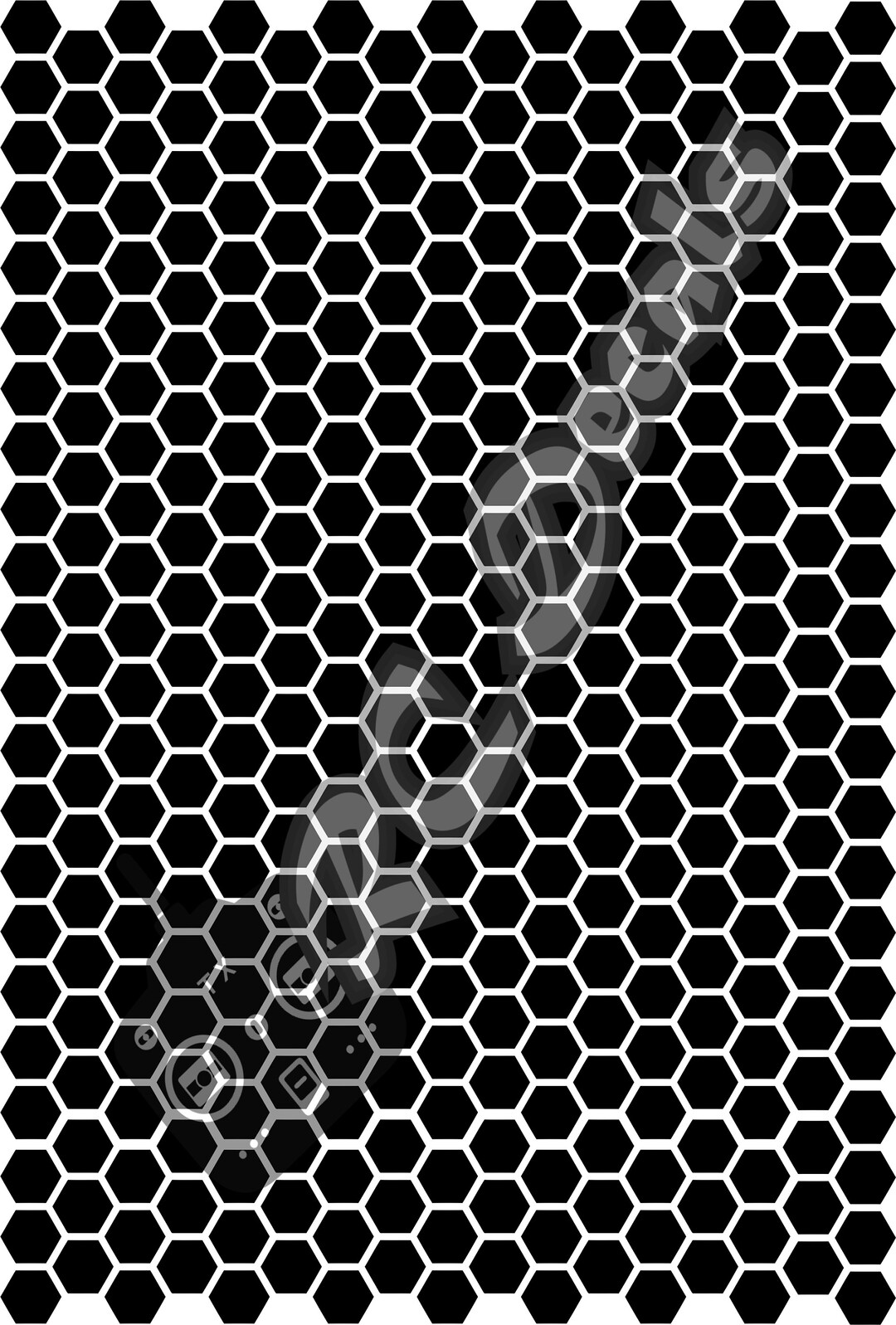 RC Airbrush Stencil Masks Style 1 for Lexan for Etsy