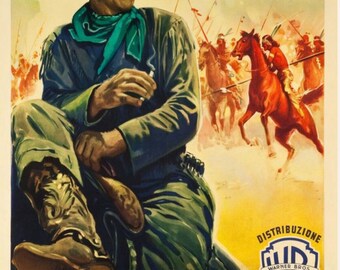 リオ・ブラボー (1959) ジョン・ウェイン カルト西部劇映画ポスター