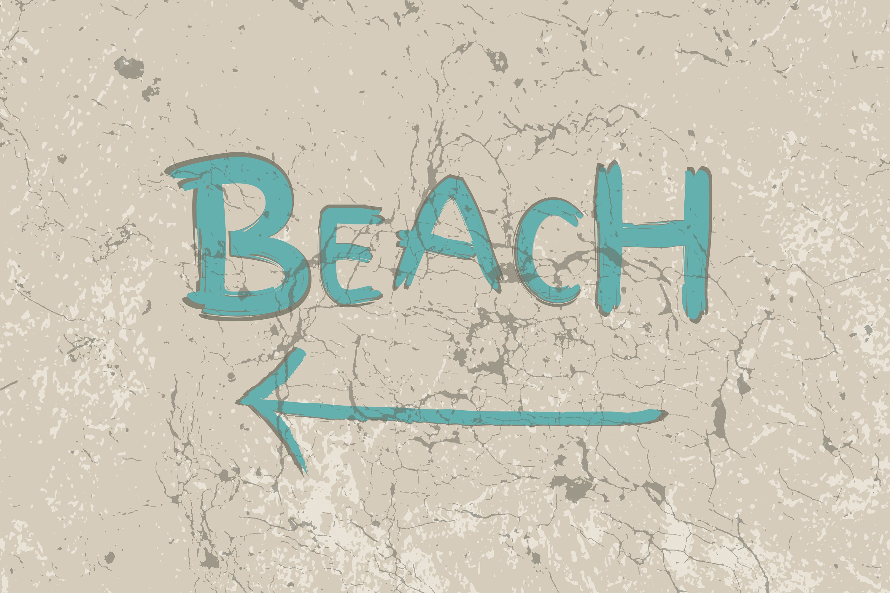Coastal Wall Art Print Printable Beach Art Boho Beach Print - Etsy