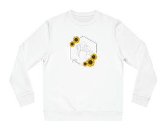 Mama Sunflower Sweater, Mama Sweater, Mama and Baby Sunflower Sweater