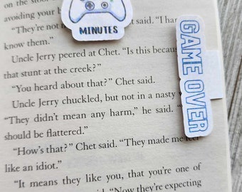 Kids Magnetic Bookmarks- Gamer