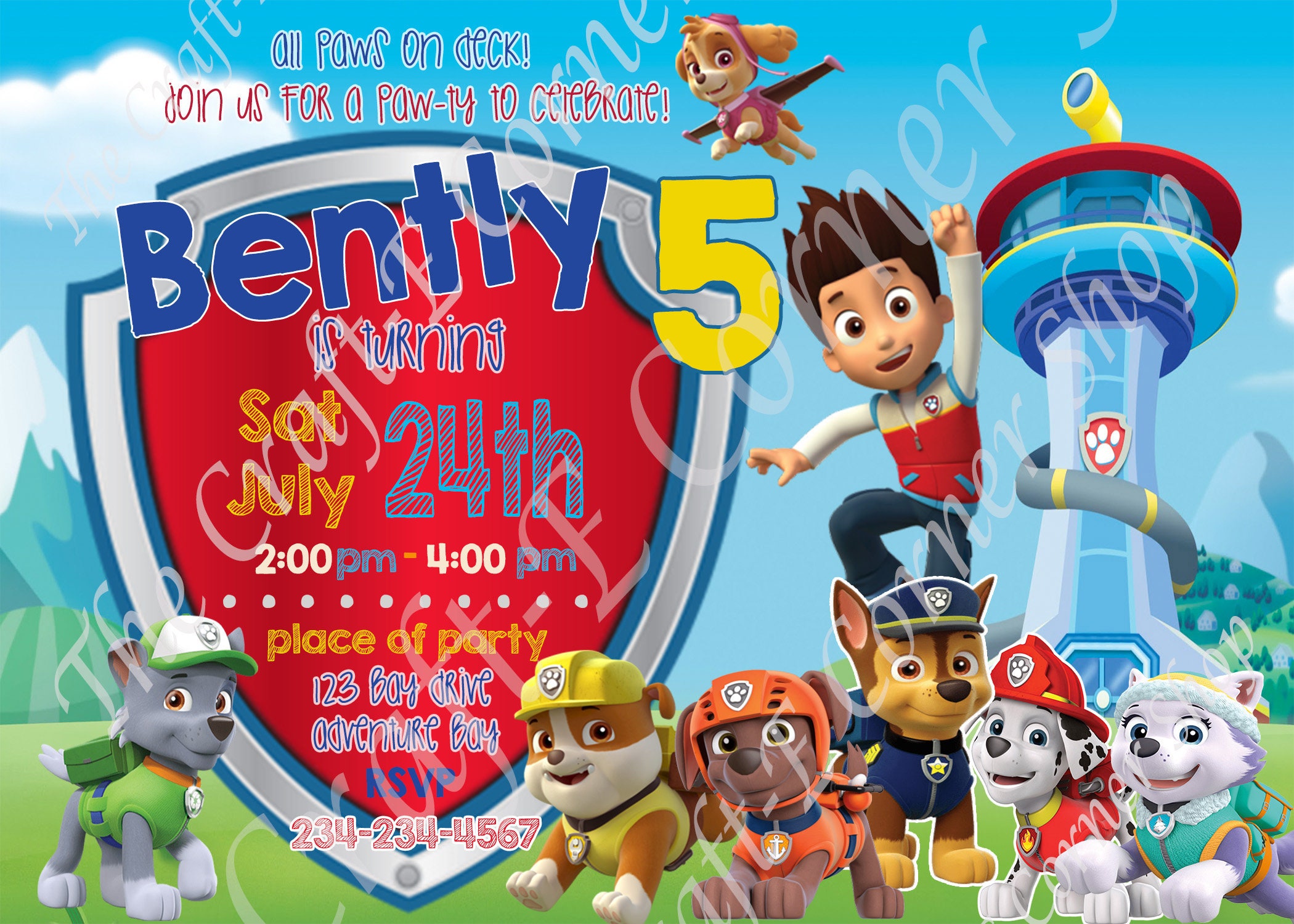 Paw Patrol Invitation Paw Patrol Printable Invitation Paw Etsy Ireland paw-patrol-invitation-paw-patrol-printable-invitation-paw-etsy-ireland