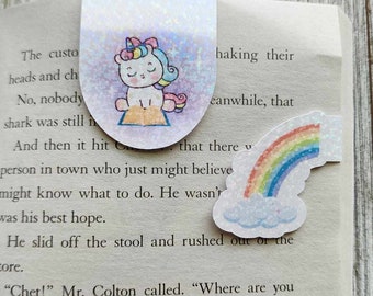 Kids Magnetic Bookmarks- Unicorn