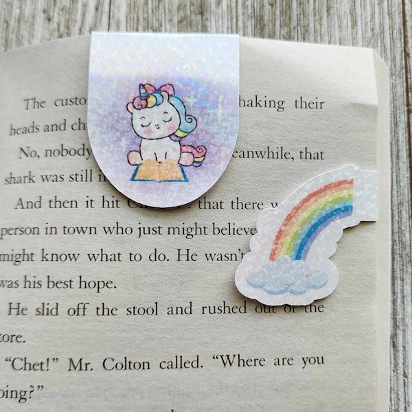 Kids Magnetic Bookmarks- Unicorn