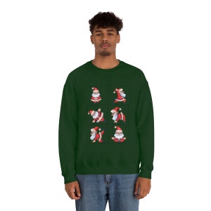 Yoga Santa Unisex Heavy Blend Crewneck Sweatshirt