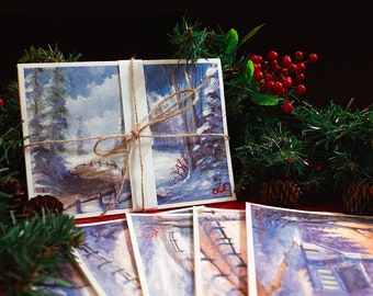 Vintage Church Christmas Cards Collection #2