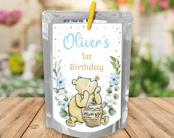Winnie the Pooh Birthday Party Capri Sun Labels (Printable)