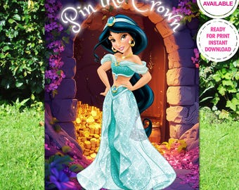 ジャスミンプリンセス ピン・ザ・クラウン バースデーパーティーゲーム（デジタルダウンロード）