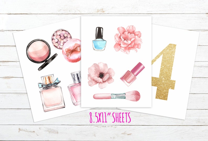 SPA BIRTHDAY CAKE Centerpieces Spa Party Cake Toppers Spa Etsy