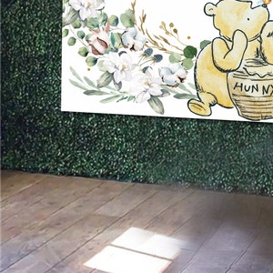 Winnie the Pooh Baby Shower Backdrop | Gender Neutral Decor (Digital Download) image 8