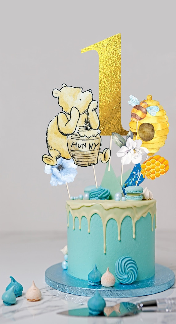 Winnie the Pooh Cake Topper for Boy or Girl 