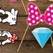 MINNIE MOUSE PROPS, Minnie Mouse Party Props, Minnie Mouse Photo Booth ...