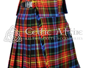 pride of lgbt tartan kilt