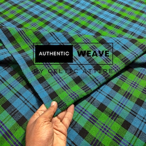 Baird Ancient Tartan Fabric - 16 Oz Acrylic Scottish Tartan - Machine Washable - Running Yards - 54 Inches Width - Homespun Fabric