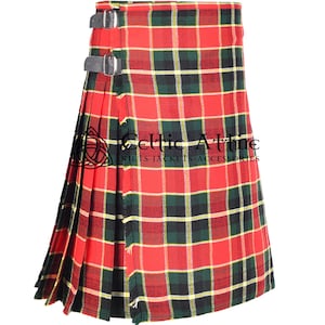 Kilt scozzese Maclachlan Old Ancient Tartan - Kilt scozzese da uomo da 8 yard - Tartan pesante da 16 once - Kilt Highlander su misura - Kilt fatto a mano di alta qualità