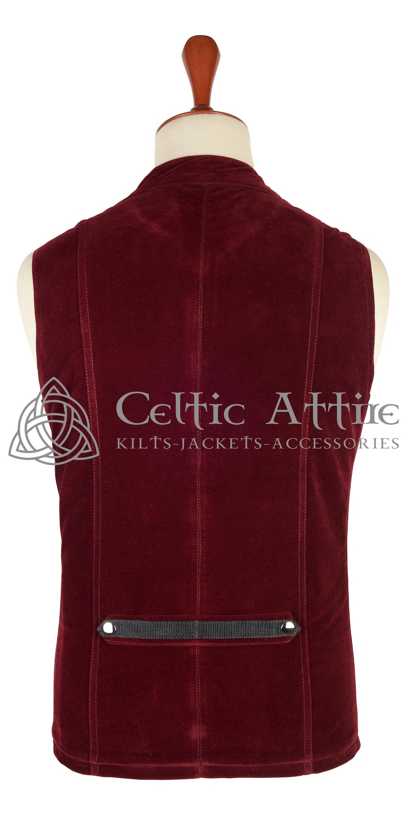 Men's Velvet Waistcoat - Victorian Style Wedding Vest - Custom Made Gothic Steampunk Waistcoat - Dark Academia Groomsmen Attire