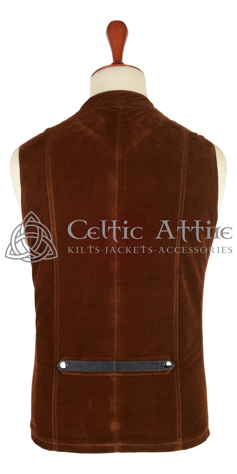 Men's Velvet Waistcoat - Victorian Style Wedding Vest - Custom Made Gothic Steampunk Waistcoat - Dark Academia Groomsmen Attire