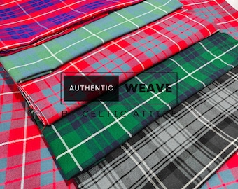Clan Hamilton Tartan Fabrics - 16 Oz Heavy Acrylic 52 Inches Wide Running Yards - Modern, Ancient, Dress, Weathered Versions - Home Weaved