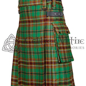 Men's Scottish Tartan Utility Modern Kilt With Pockets - Etsy