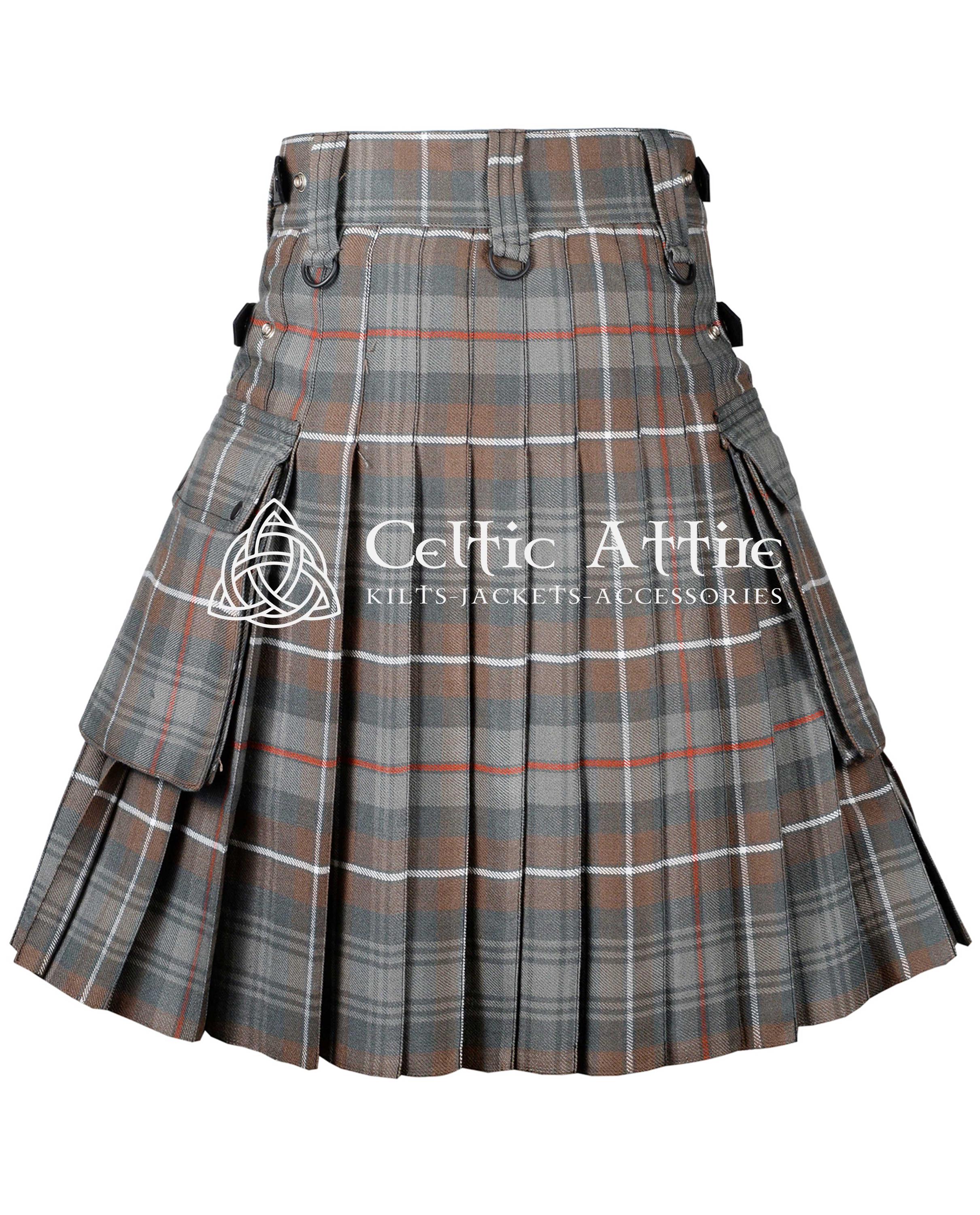 Shyne Mackenzie - Gonna Kilt Donna Tartan Scozzese, Lunghezza 50.8 Cm - Perfetta Per Eventi Highland E Uso Quotidiano - 2
