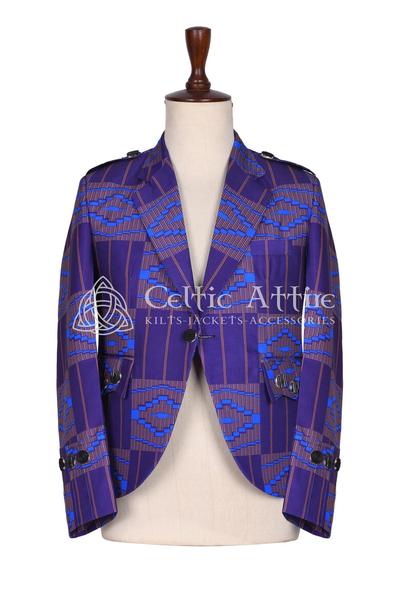 Scot-Afro Fusion Sport Jacket - Made to Measure Casual Street Wear Jacket by Celtic Attire