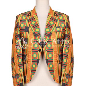 Scot-Afro Fusion Sport Jacket - Made to Measure Casual Street Wear Jacket by Celtic Attire