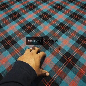 Angus Ancient Tartan Fabric Running Yards - Woven by Celtic Attire