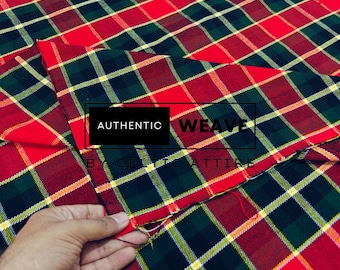 Tela escocesa Maclachlan Old Modern - Tartán escocés acrílico de 473 g - Lavable a máquina - Yardas grandes - Ancho de 132 cm - Tela casera