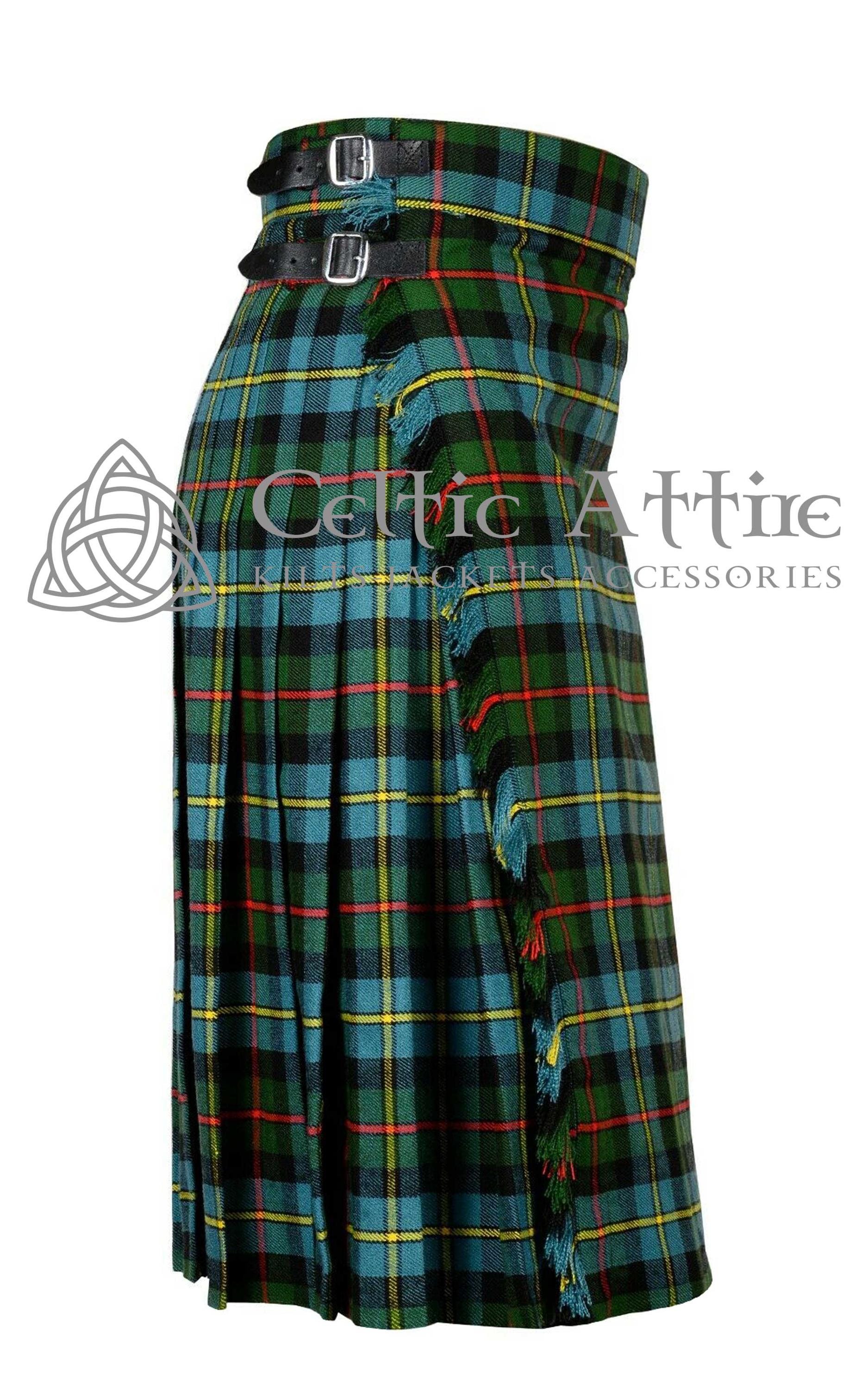 Custom Made Ladies TARTAN KILTED SKIRT Choose From 50+ Clan Tartan