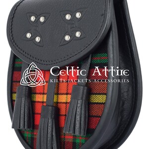 LGBTQ Pride Tartan Sporran Handmade by Celtic Attire