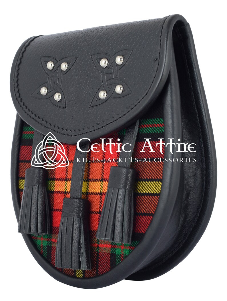 LGBTQ Pride Tartan Sporran Handmade by Celtic Attire