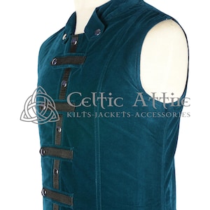 Men's Velvet Waistcoat - Victorian Style Wedding Vest - Custom Made Gothic Steampunk Waistcoat - Dark Academia Groomsmen Attire