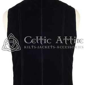 Men's Velvet Waistcoat - Victorian Style Wedding Vest - Custom Made Gothic Steampunk Waistcoat - Dark Academia Groomsmen Attire