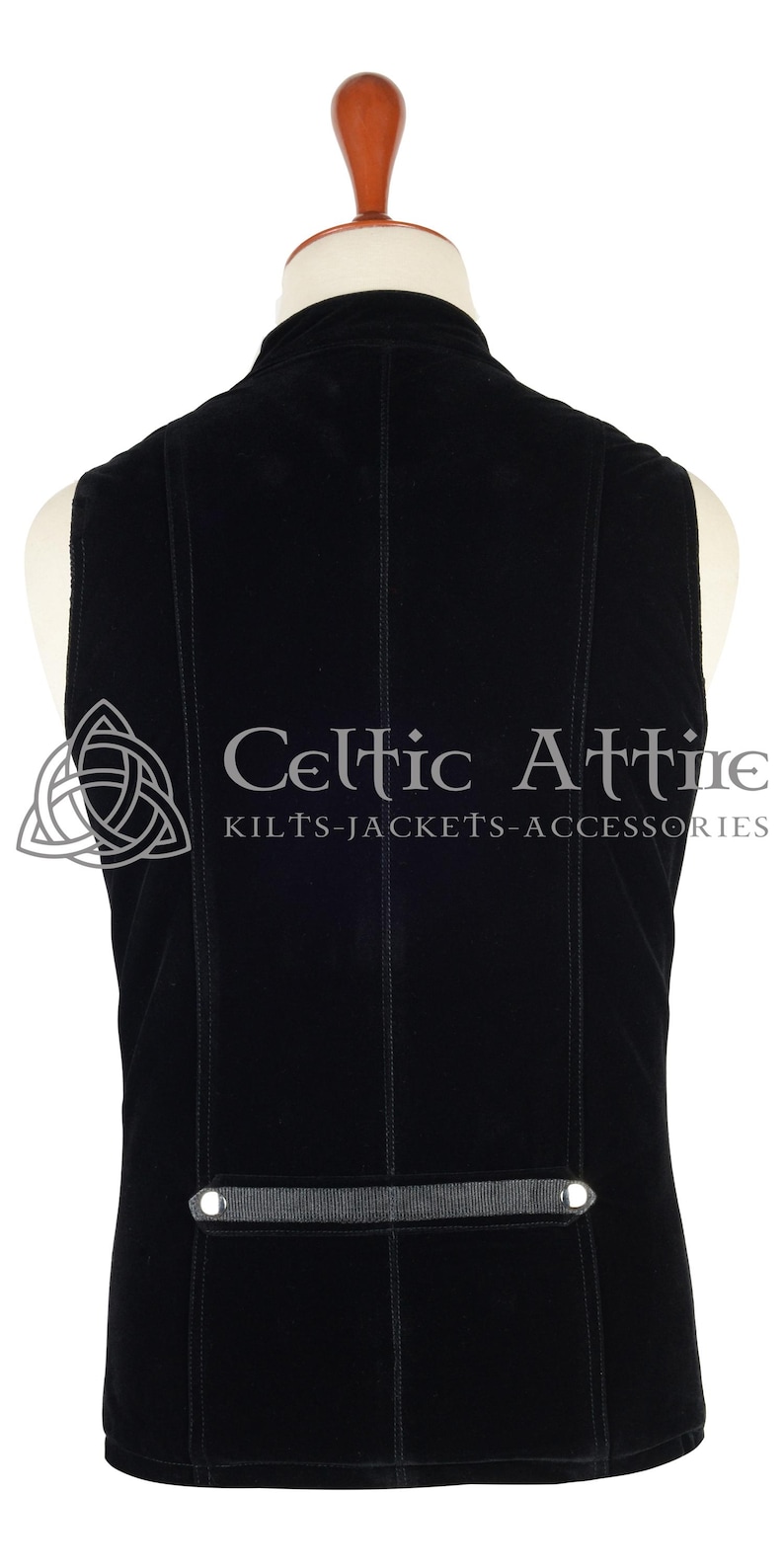 Men's Velvet Waistcoat - Victorian Style Wedding Vest - Custom Made Gothic Steampunk Waistcoat - Dark Academia Groomsmen Attire