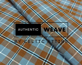 Douglas Weathered Tartan Fabric - 16 Oz Acrylic Scottish Tartan - Machine Washable - Running Yards - 54 Inches Width - Upholstery Fabric