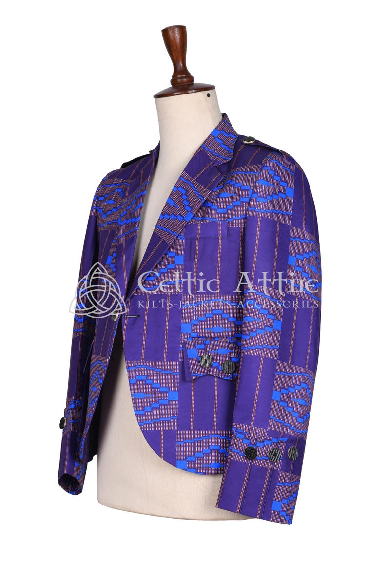 Scot-Afro Fusion Sport Jacket - Made to Measure Casual Street Wear Jacket by Celtic Attire